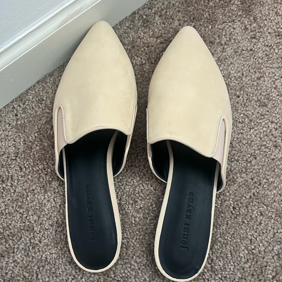 Jenni Kayne Cream Women's Mules - Picture 3 of 14